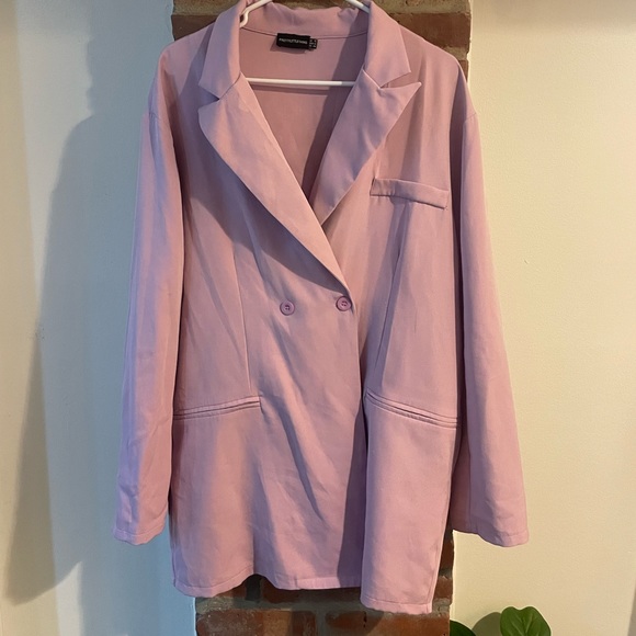 PrettyLittleThing Lavender Blazer - Picture 1 of 2